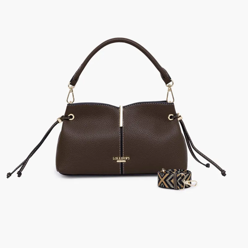 Petit sac porté épaule marron Taloum S