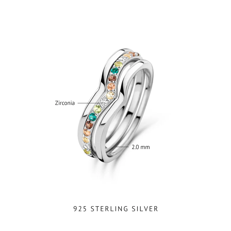 Parte Di Me Santa Maria Femmes Bague Argent PDM33033-56