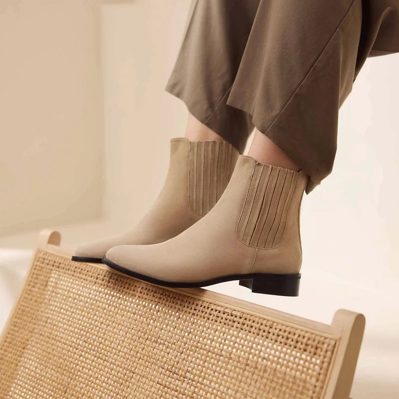 Isabel Bernard Vendôme Femmes Chelsea Boots Beige IB53000SS-174-37