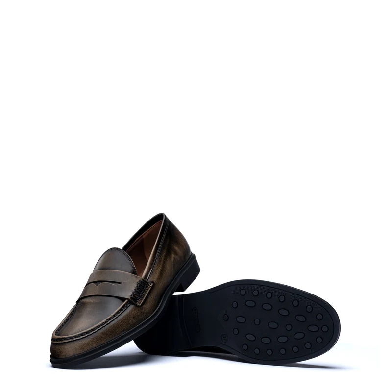 Isabel Bernard Vendôme Blandine mocassins en cuir spazzolato moka IB51015-639-36