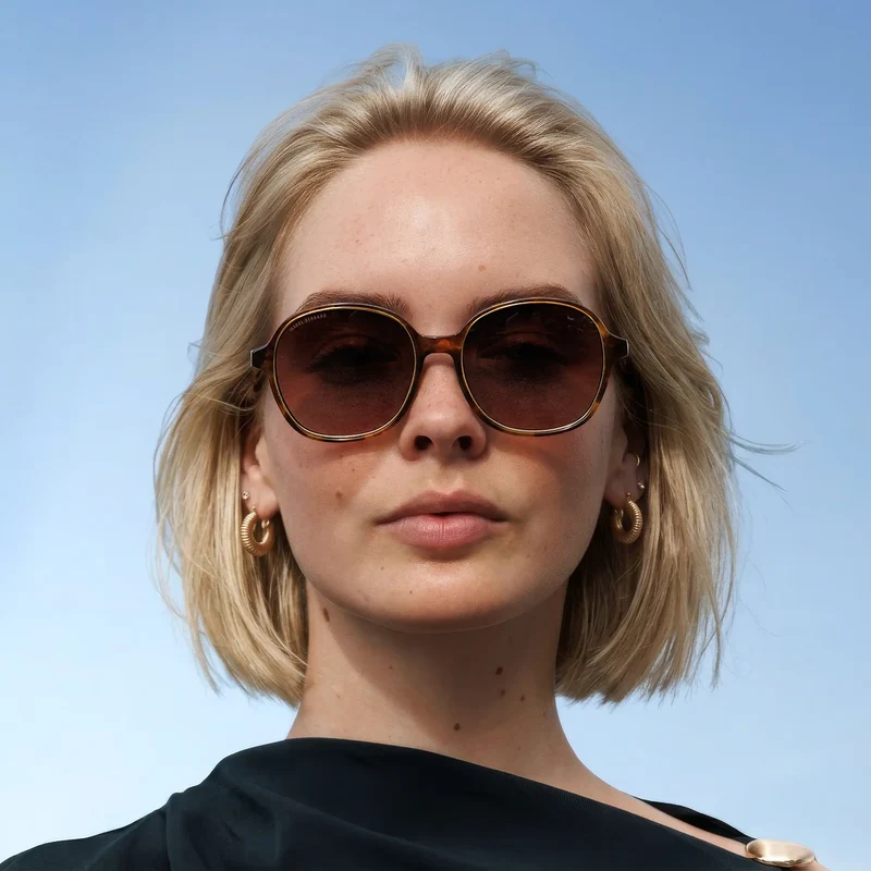 Isabel Bernard La Vilette Demi Brown Sunglasses IB380010-13-14