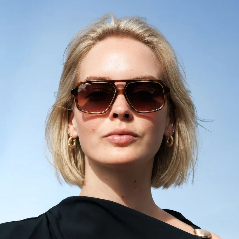 Isabel Bernard La Vilette Demi Brown Sunglasses IB380009-13-14