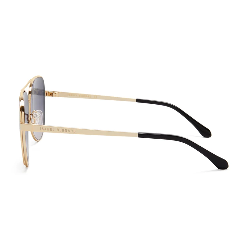 Isabel Bernard La Villette Femmes Lunettes de Soleil Couleur or IB400004-15-01