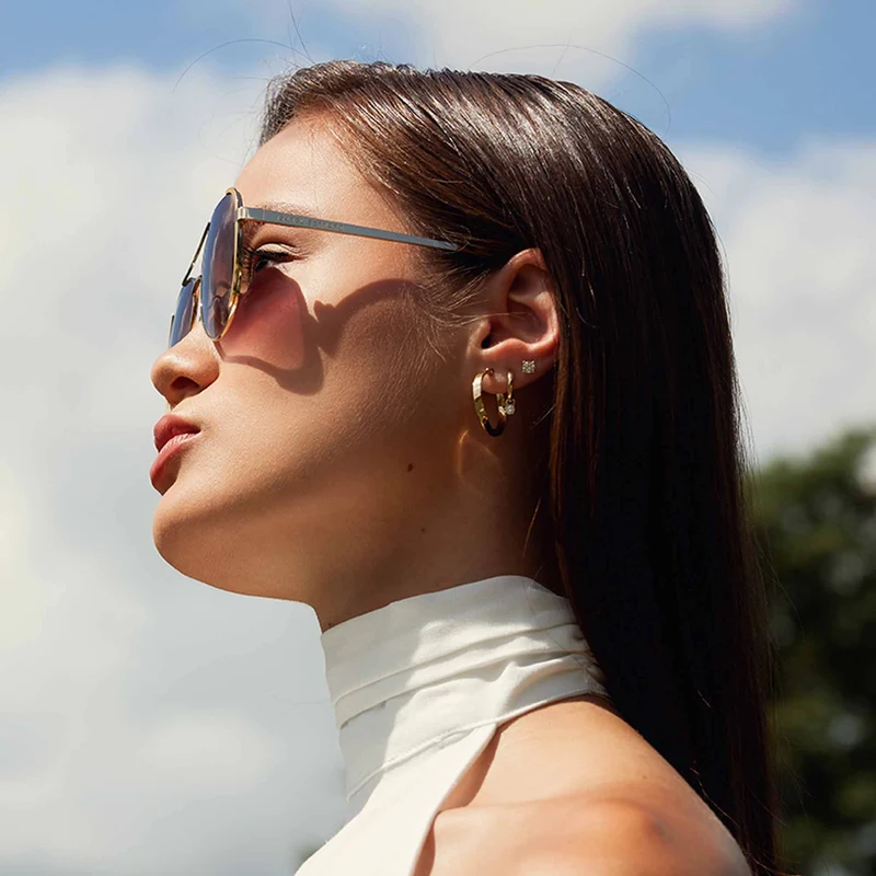 Isabel Bernard La Villette Femmes Lunettes de Soleil Couleur or IB400004-15-14