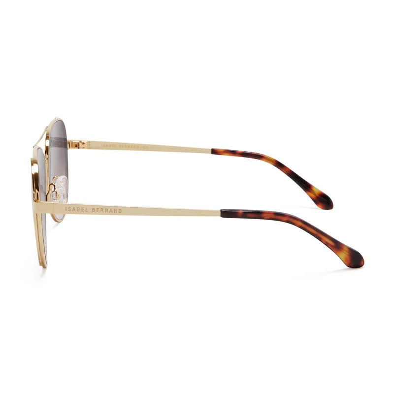Isabel Bernard La Villette Femmes Lunettes de Soleil Couleur or IB400004-15-14