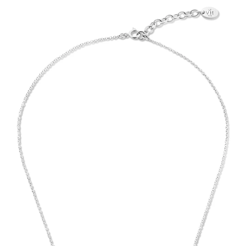 Violet Hamden Venus Collier en Argent 925 Sterling avec Fleur de Naissance VH340026-APR
