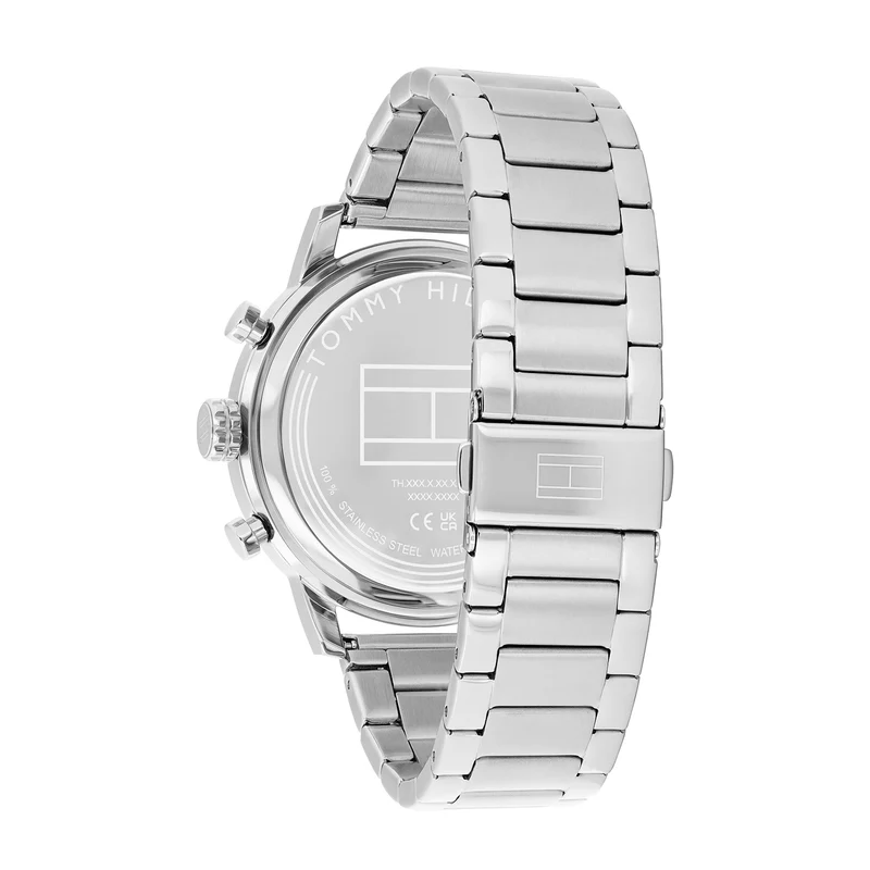 Tommy Hilfiger Rocky Montre Pour Homme Argentée et Verte TH1792180