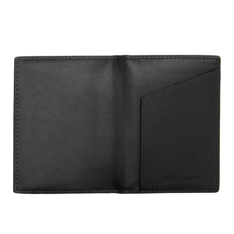 Michael Kors Hudson Hommes Portefeuille à Rabat Noir 39H3LHDF1L-001
