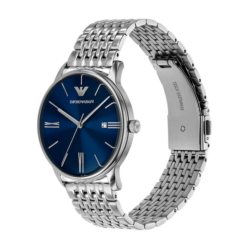 Emporio Armani Montre Homme Bleue AR11674