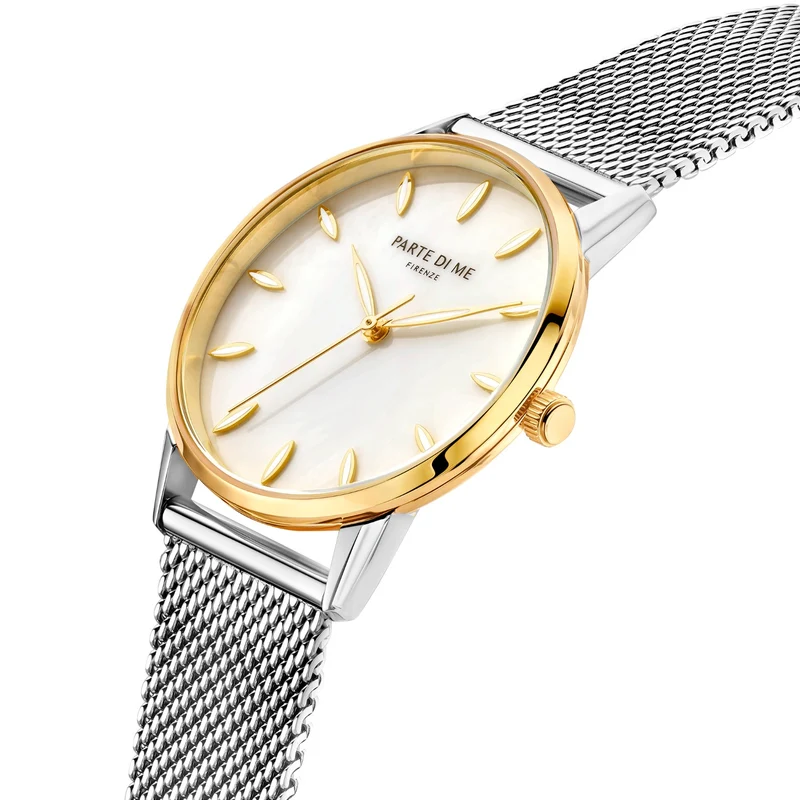 Parte Di Me Orologio montre ronde femme or et argent PDM09051