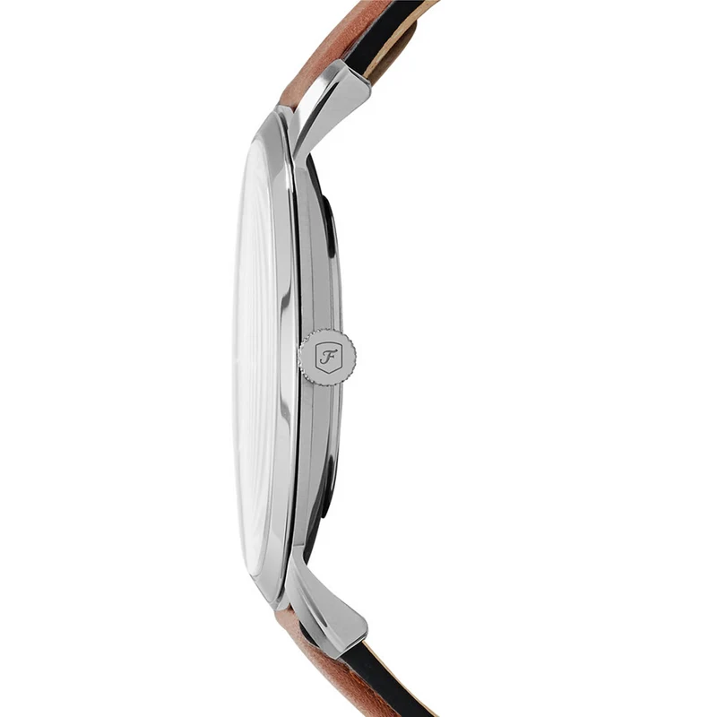 Fossil The Minimalist Montre Pour Homme Argentée Et Bleue FS5304