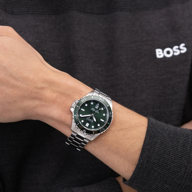 Hugo Boss Troper Sport Montre Homme En Argent HB1514294