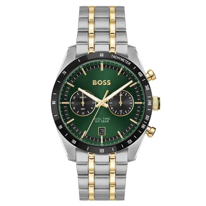 Hugo Boss Tourmaster Montre Homme En Argent HB1514287