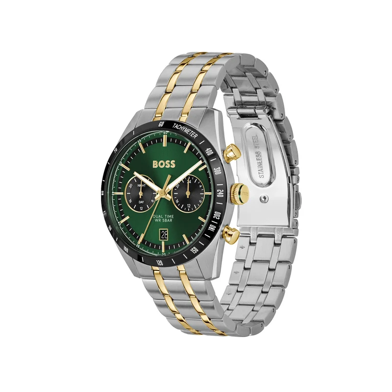 Hugo Boss Tourmaster Montre Homme En Argent HB1514287
