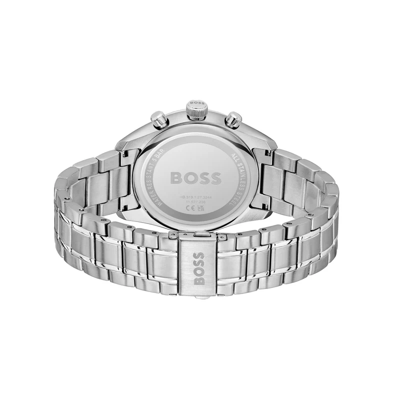 Hugo Boss Grand Prix 44 Montre Homme En Argent HB1514266