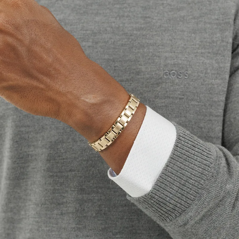Hugo Boss Metal Links Essential Bracelet Couleur Or HBJ1580711
