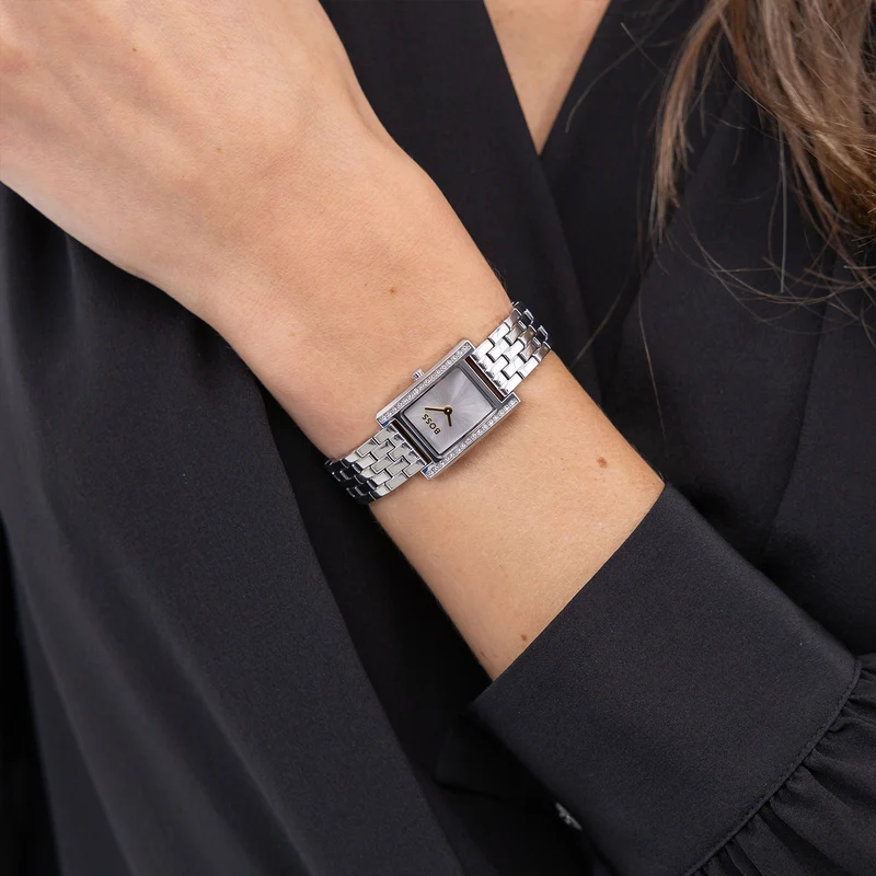 Hugo Boss Lucy Precious Montre Femme En Argent HB1502816