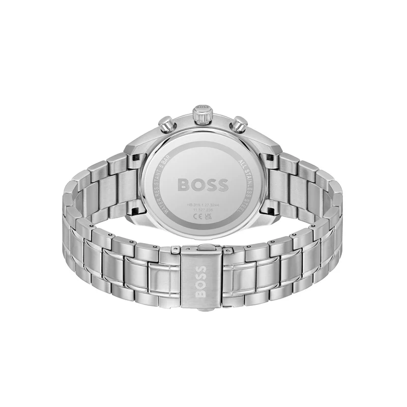 Hugo Boss Grand Prix 40 Montre Homme En Argent HB1514265