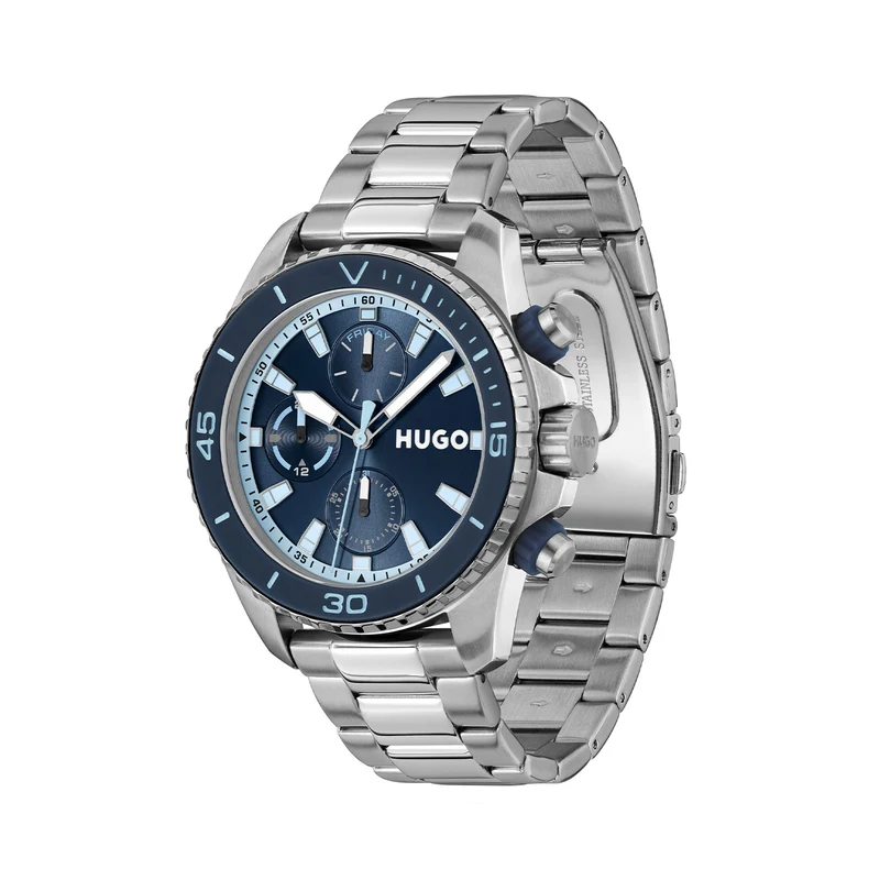 Hugo Boss #DIVE Montre Homme En Argent HU1530429