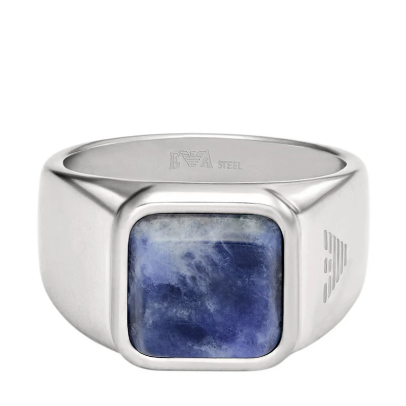 Emporio Armani Stainless Steel Men's Ring EGS3325040-10