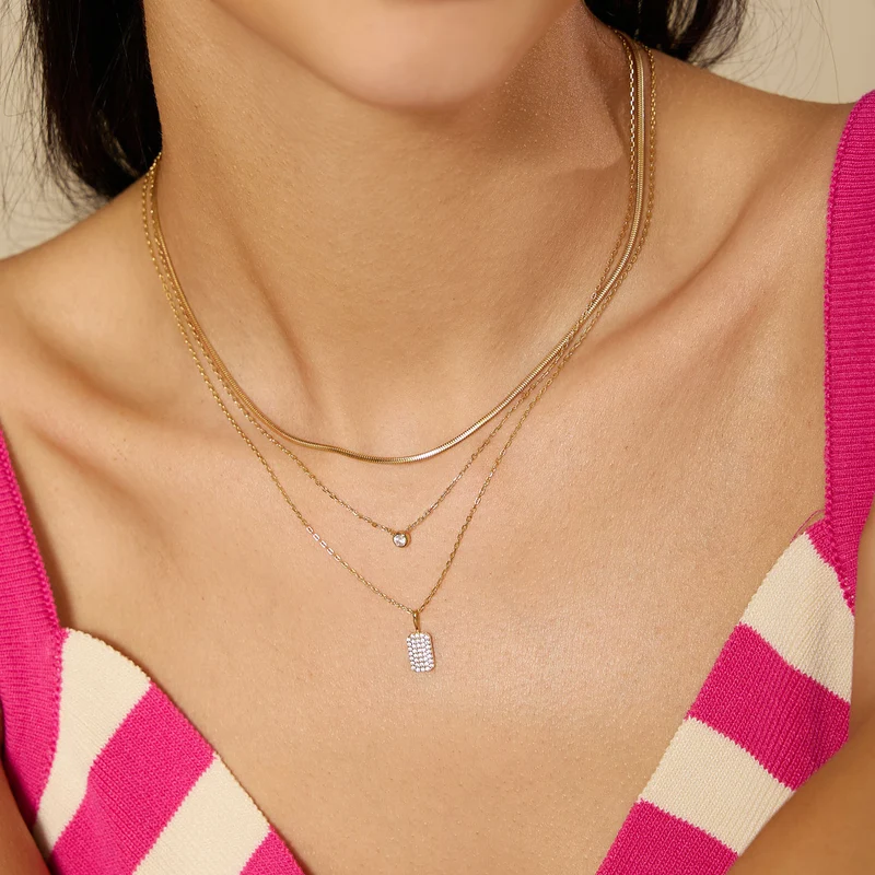 Ania Haie Sunny Sparkler Collier Pendentif Pavé De Couleur Or AH-N064-01G