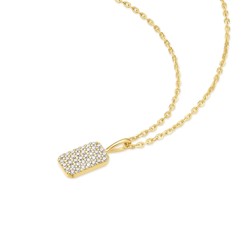 Ania Haie Sunny Sparkler Collier Pendentif Pavé De Couleur Or AH-N064-01G
