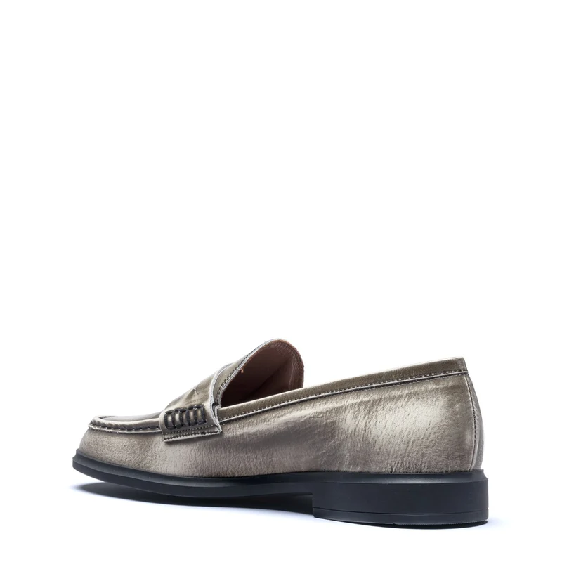 Isabel Bernard Vendôme Blandine mocassins en cuir spazzolato crème IB51015-638-39