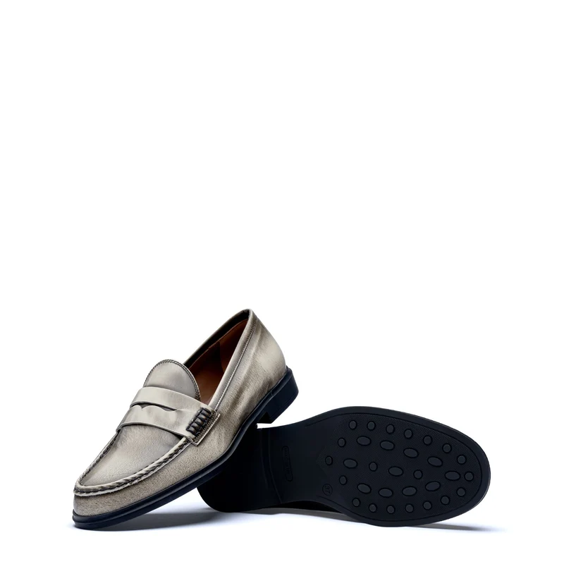 Isabel Bernard Vendôme Blandine mocassins en cuir spazzolato crème IB51015-638-39