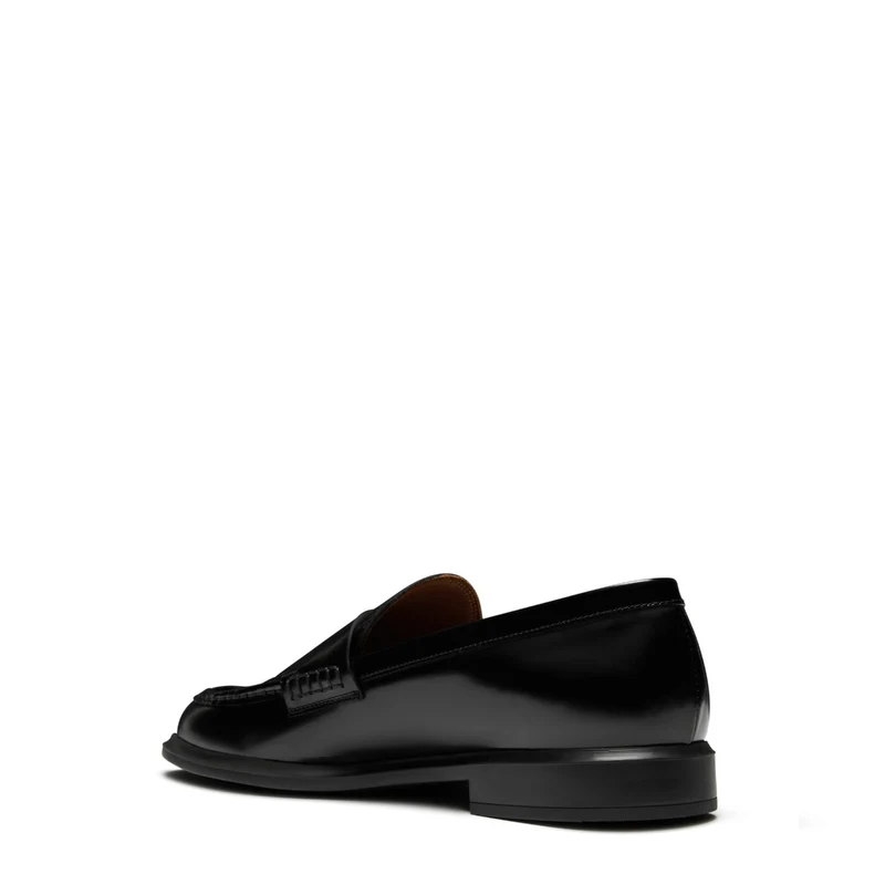 Isabel Bernard Vendôme Mocassins Blandine en cuir spazzolato noir IB51015-601-37