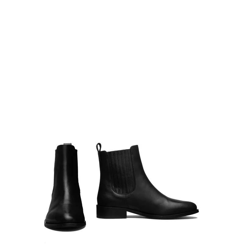 Isabel Bernard Vendôme Chey Bottines Chelsea noires en cuir de veau IB53012-001-42