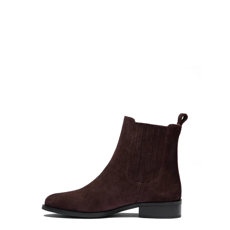 Isabel Bernard Vendôme Chey Bottines Chelsea brunes en daim IB53012-130-38