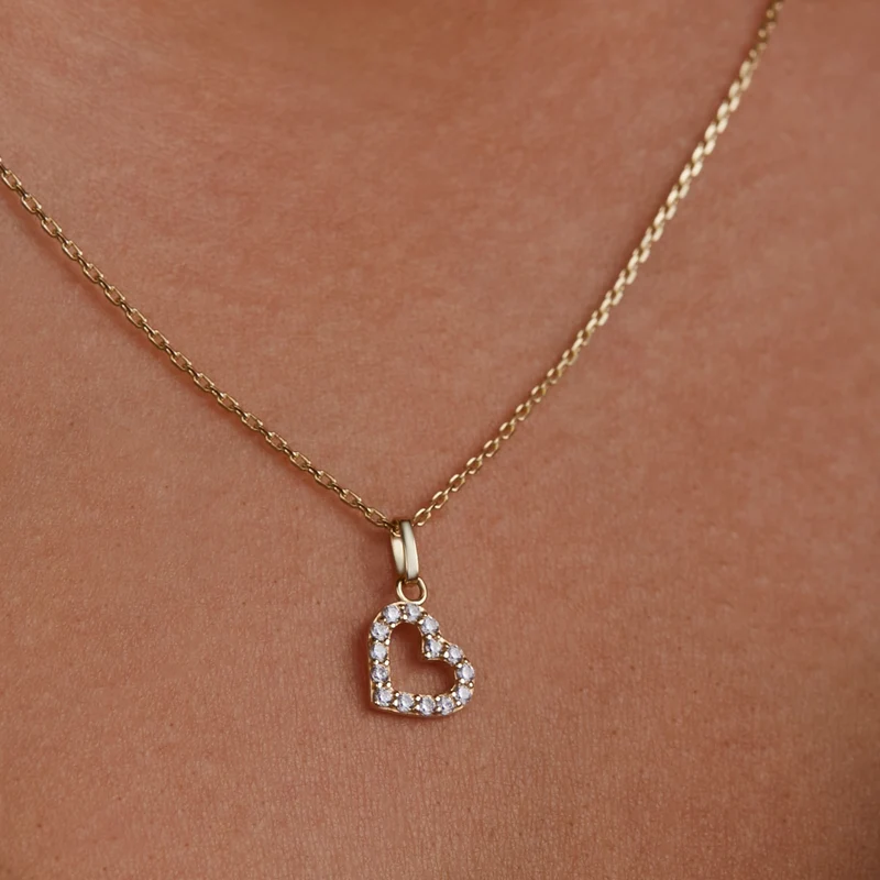 Beloro Jewels Monte Napoleone Collier Monte Napoleone Valentina 9 carats avec zircone BO340046