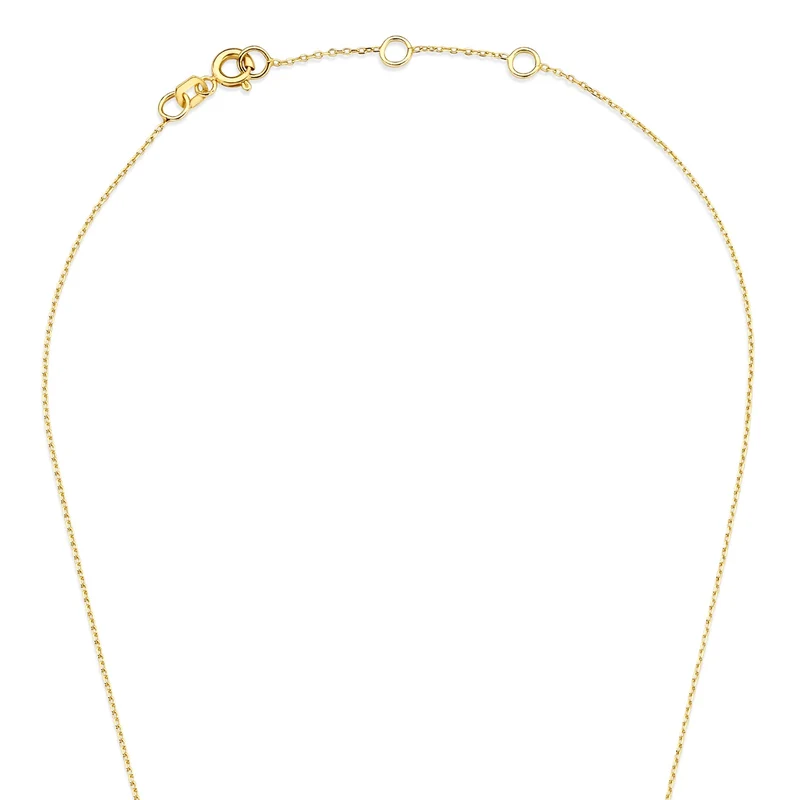 Beloro Jewels Monte Napoleone Irene collier en or 9 carats avec pierres en zirconium BO340048