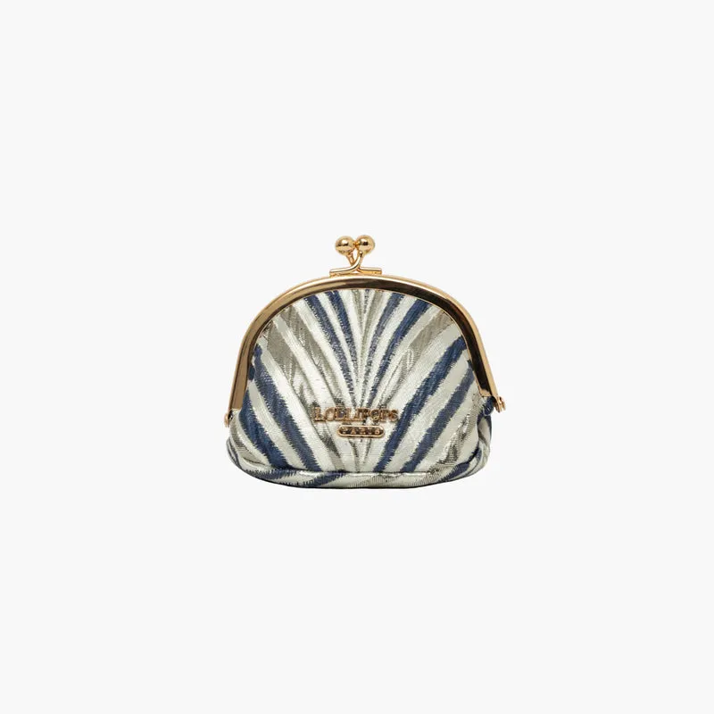Porte-monnaie bleu Swann