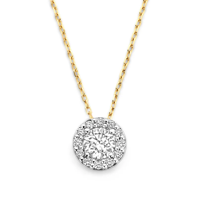 Isabel Bernard De la Paix Collier De la Paix Viviane en or 14 carats avec diamant IBD350031