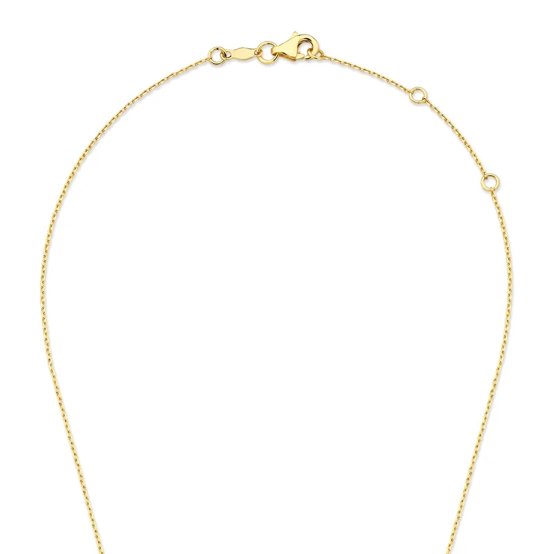 Isabel Bernard De la Paix Elena collier en or 14 carats avec diamant 0.18 ct IBD350030