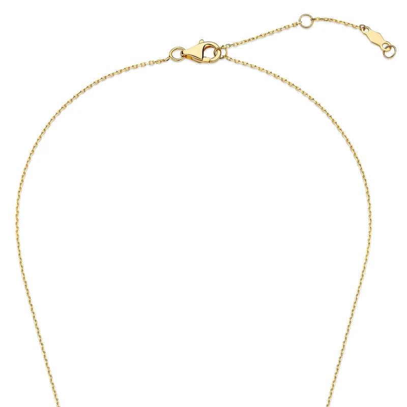 Isabel Bernard De la Paix Collier De la Paix Flavie en or 14 Carats avec diamant 0,06 carat IBD350032
