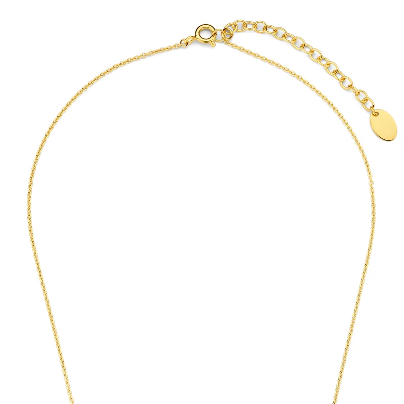 Violet Hamden Luna Collier en Argent 925 Sterling Plaqué Or avec Lunes VH340034