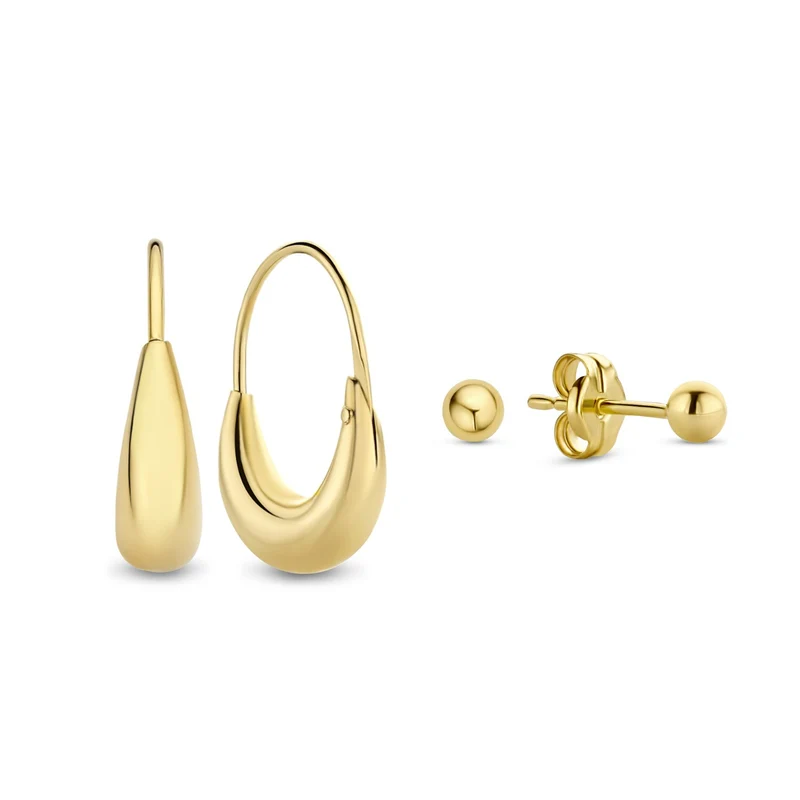 Isabel Bernard Cadeau d'Isabel Coffret cadeau boucles d'oreilles en or 14 carats IB90175