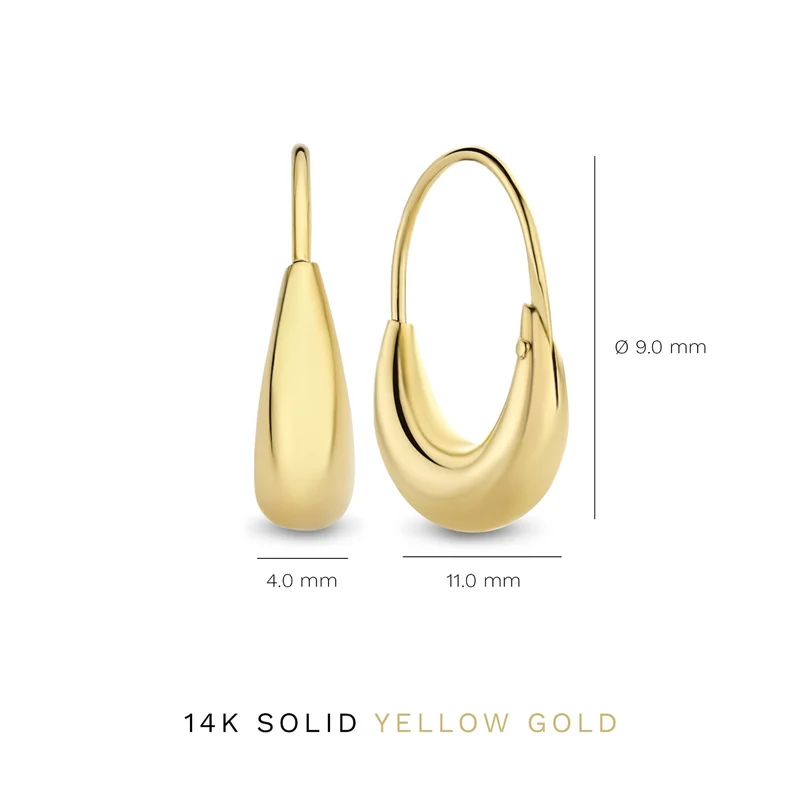 Isabel Bernard Cadeau d'Isabel Coffret cadeau boucles d'oreilles en or 14 carats IB90175