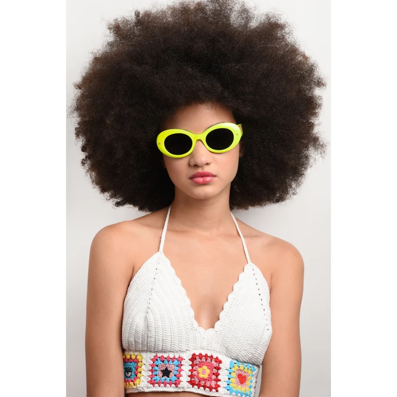 Chiara Ferragni Chiara's Fashion Femmes Lunettes de Soleil Jaune 20496140G50IR