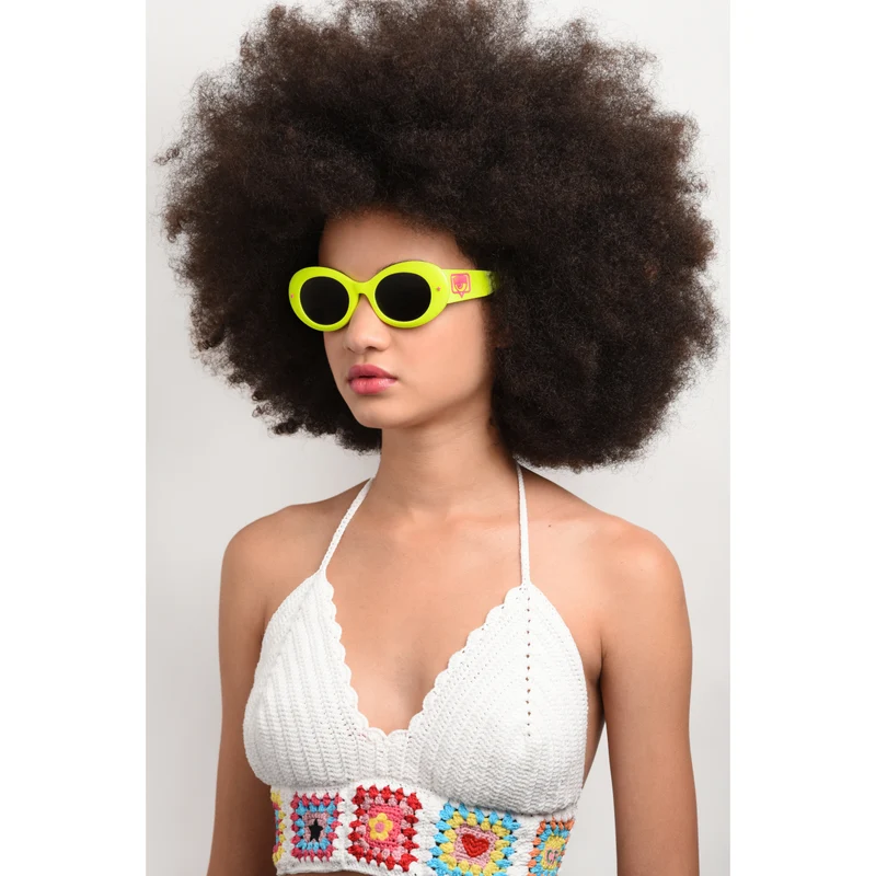Chiara Ferragni Chiara's Fashion Femmes Lunettes de Soleil Jaune 20496140G50IR