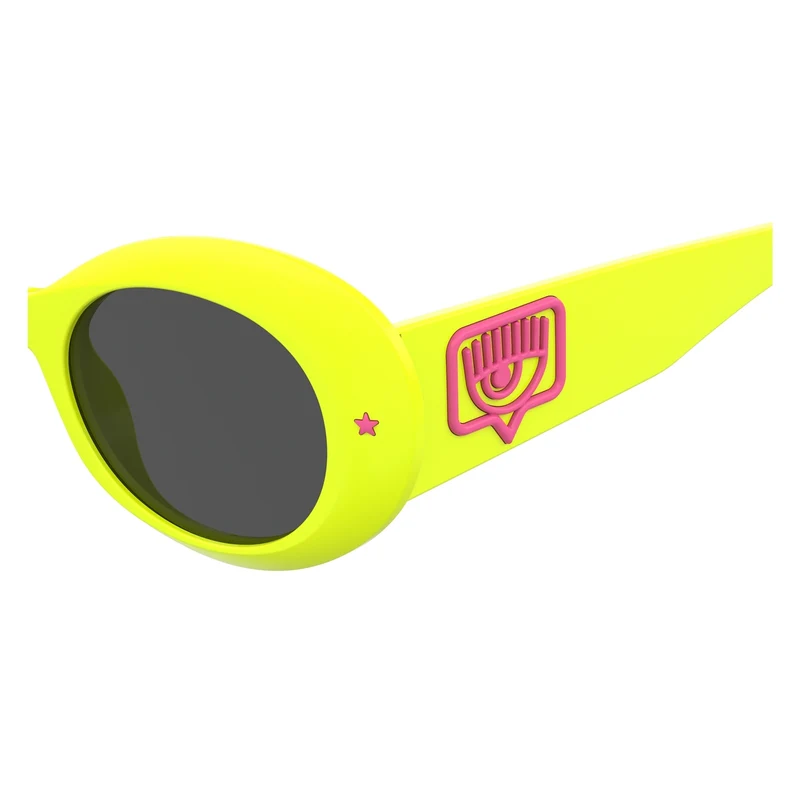 Chiara Ferragni Chiara's Fashion Femmes Lunettes de Soleil Jaune 20496140G50IR