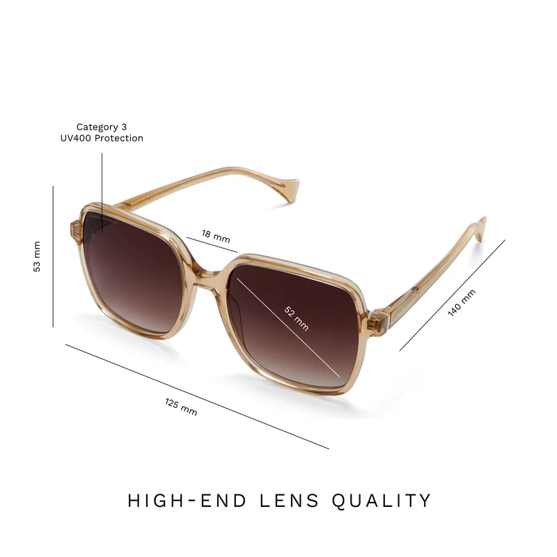 Isabel Bernard La Villette Femmes Lunettes de Soleil Beige IB400000-02-14