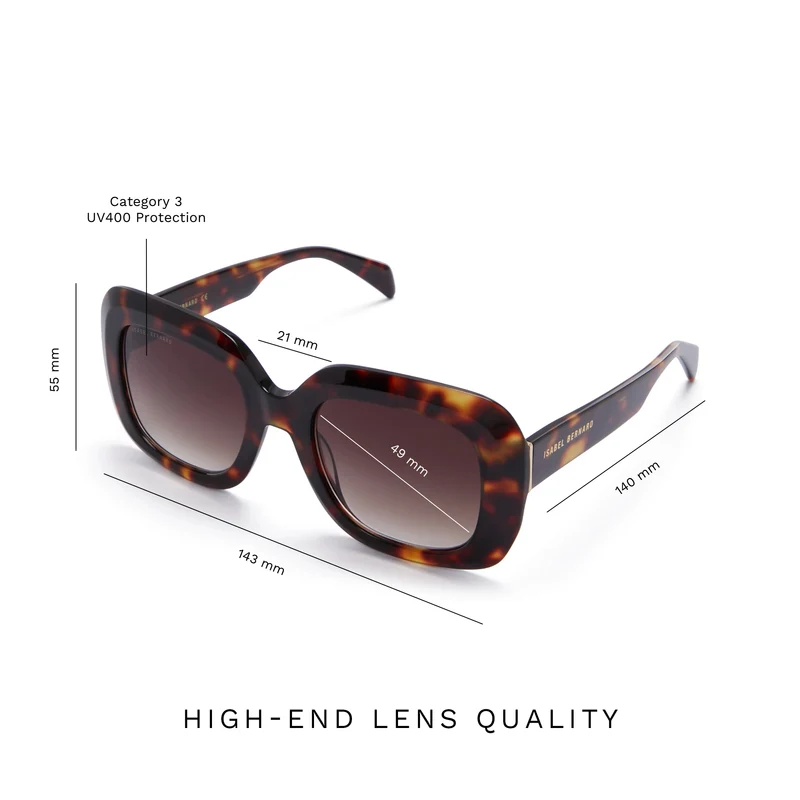 Isabel Bernard La Villette Femmes Lunettes de Soleil Marron IB400003-14-14