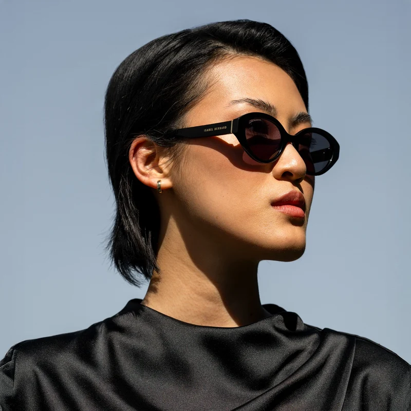 Isabel Bernard La Villette Femmes Lunettes de Soleil Noir IB400002-01-01