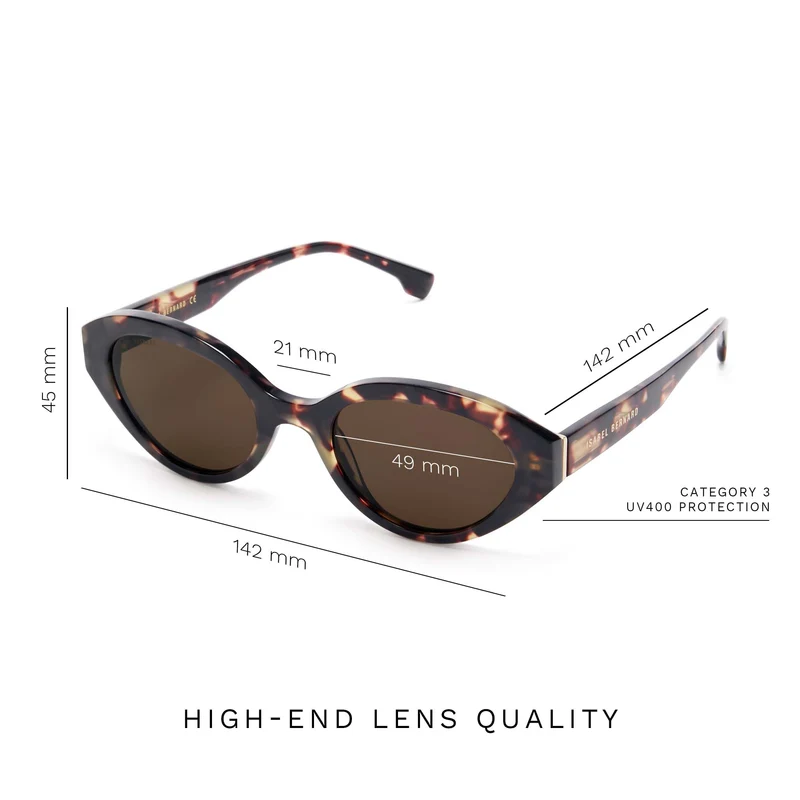 Isabel Bernard La Villette Femmes Lunettes de Soleil Marron IB400002-04-14