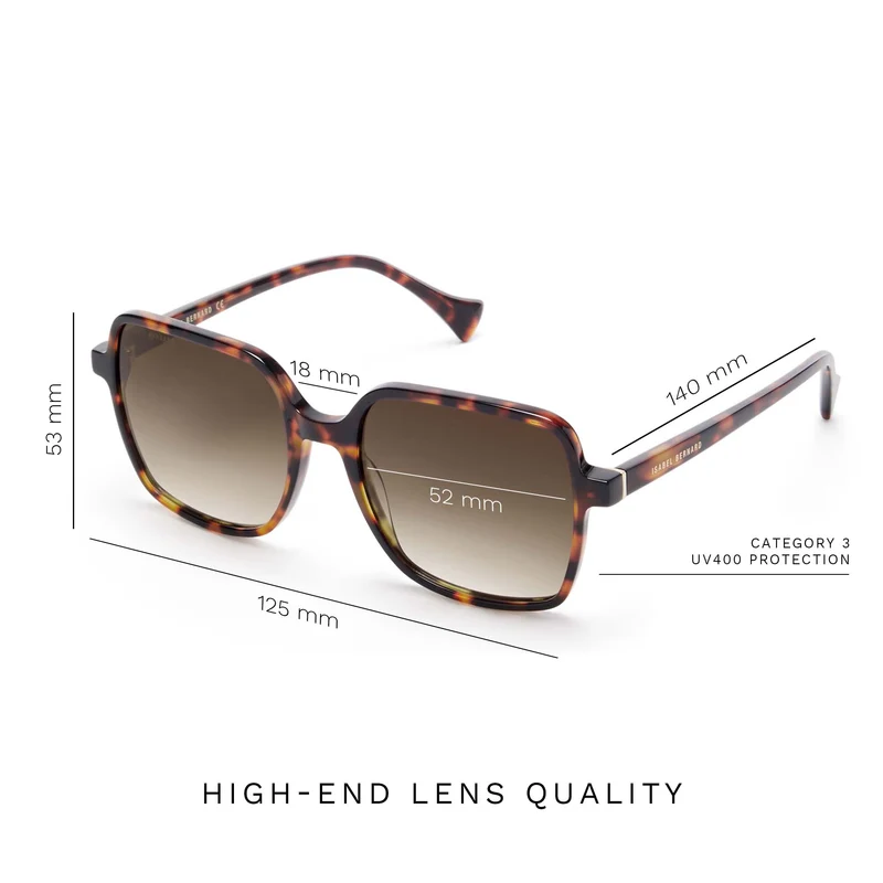 Isabel Bernard La Villette Femmes Lunettes de Soleil Marron IB400000-14-14