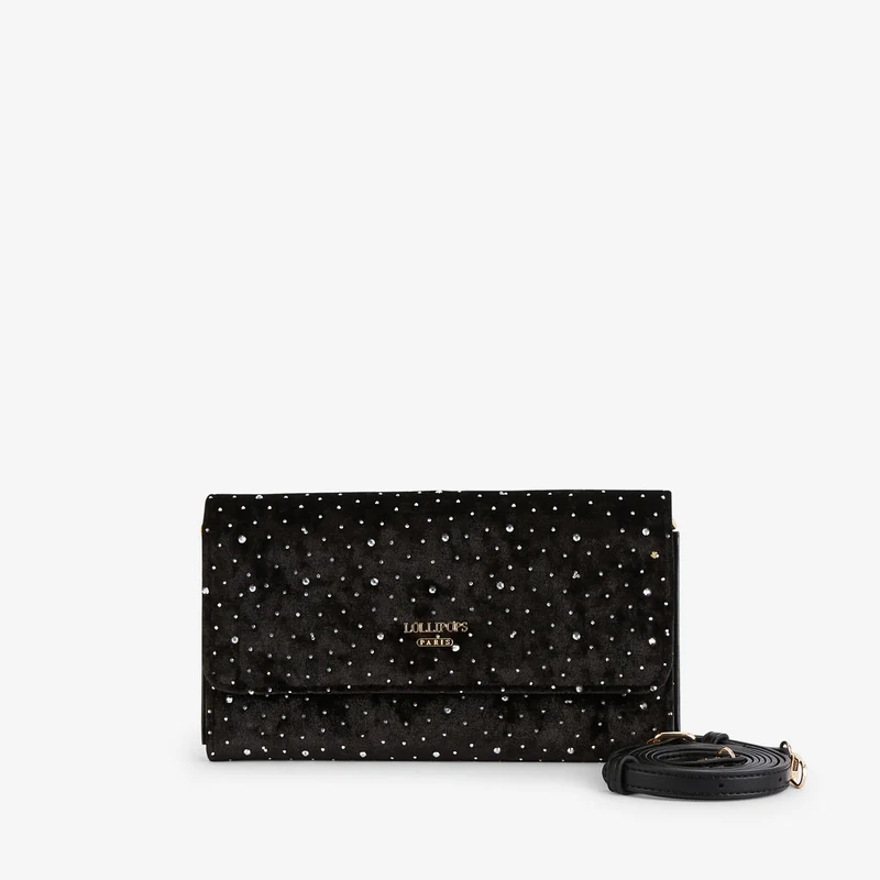 Petit sac porté épaule noir Roan