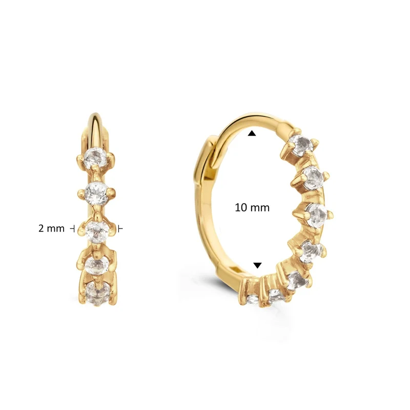 Jackie Gold Femmes Créoles Or 14 carats JKE24.440